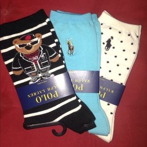 NWT 3 Pairs of Polo Ralph Lauren socks